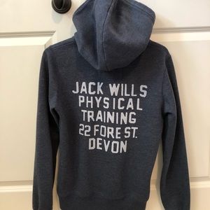 Comfy Jack Wills navy blue hoodie